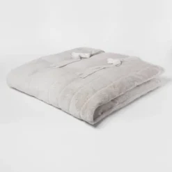 Luxe Channel Faux Fur Lounge Pillow Light Gray - Threshold™ -Wayfair Store GUEST 04013c84 0762 4150 9cf0 fdad9b123ea2