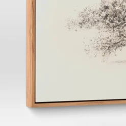 47" X 24" Pen And Ink Tree Framed Wall Canvas - Threshold™: Digital Art Nature Scene, Polystyrene Frame -Wayfair Store GUEST 1b8c966e 95e0 4c76 b305 5444d981a8b6