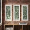 (Set Of 3) 12"x28" Modern Seaweed Framed Arts Naturals - Threshold™ -Wayfair Store GUEST 1c644c20 573f 4d56 a355 ef25dd2067a8