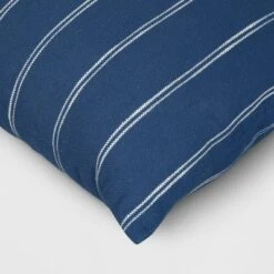 2pk Square Cotton Woven Stripe Throw Pillows Navy/Ivory - Threshold™ 7 2pk Square Cotton Woven Stripe Throw Pillows Navy/Ivory - Threshold™ -Wayfair Store GUEST 27c3ddce 6d0d 4acc 971c e2137ebcd1fe