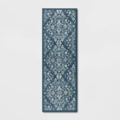 Vintage Print Comfort Rug Blue - Threshold™ -Wayfair Store GUEST 27cfa3a5 387a 437b a65c 003e7fadefea