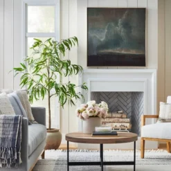 36" X 36" Moody Landscape Framed Wall Art - Threshold™ Designed With Studio McGee