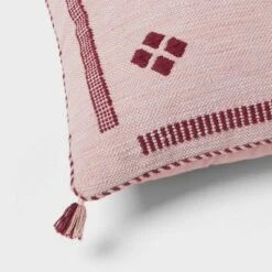Cactus Silk Woven Square Diamond Dec Pillow Mauve - Threshold™: Indoor Cotton Fabric, Polyester Filled, Textile Design 7 Cactus Silk Woven Square Diamond Dec Pillow Mauve - Threshold™: Indoor Cotton Fabric, Polyester Filled, Textile Design -Wayfair Store GUEST 2f0367b4 131f 4a06 a58c fe494ce29e01