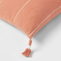 Square Textured Stripe Tassel Decorative Throw Pillow Terracotta - Threshold™ 7 Square Textured Stripe Tassel Decorative Throw Pillow Terracotta - Threshold™ -Wayfair Store GUEST 45dd3d45 48be 493e bfee 5515f908a05d
