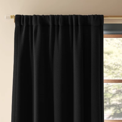 Blackout Henna Window Curtain Panel Black - Threshold™ 7 Blackout Henna Window Curtain Panel Black - Threshold™ - Image 5