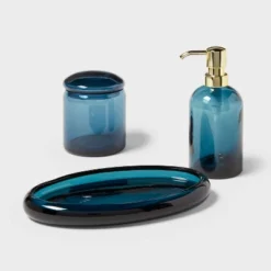 Colored Glass Bath Tray Blue - Threshold™ 9 Colored Glass Bath Tray Blue - Threshold™ -Wayfair Store GUEST 5281e2b5 1cfb 454f 81f0 f206c0c55322