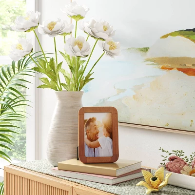 Rounded Corner Medium Wood Single Image Table Frame Brown - Threshold™ 3 Rounded Corner Medium Wood Single Image Table Frame Brown - Threshold™