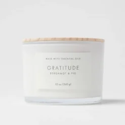 Wood Lidded Glass Wellness Grateful Candle - Threshold™ 8 Wood Lidded Glass Wellness Grateful Candle - Threshold™ -Wayfair Store GUEST 6600c96d 154d 4784 9301 47715a63ff42