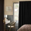 Blackout Henna Window Curtain Panel Black - Threshold™ -Wayfair Store GUEST 7441a111 7d15 4c35 b105 105e1b43a555