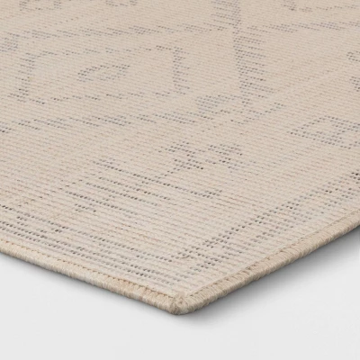 2'x3' Washable Woven Accent Rug Black/Tan - Threshold™ 5 2'x3' Washable Woven Accent Rug Black/Tan - Threshold™ - Image 3