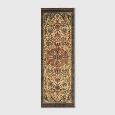 Floral Woven Medallion Persian Rug - Threshold 5 Floral Woven Medallion Persian Rug - Threshold - Image 3