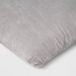 Washed Cotton Velvet Square Throw Pillow Gray - Threshold™: Indoor Use, Hidden Zipper, 18x18" 7 Washed Cotton Velvet Square Throw Pillow Gray - Threshold™: Indoor Use, Hidden Zipper, 18x18" -Wayfair Store GUEST 9eb28dbf 4f22 43b0 a70d 661f14229d7a