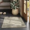 2'x3' Striped Accent Rug Olive Green - Threshold™