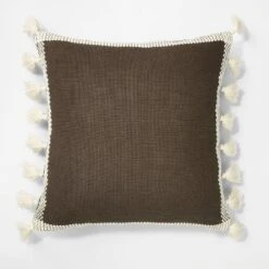 Woven Frame Square Throw Pillow With Side Tassels - Threshold™ Designed With Studio McGee 11 Woven Frame Square Throw Pillow With Side Tassels - Threshold™ Designed With Studio McGee -Wayfair Store GUEST a8365913 19e8 419f a2c5 db9cc4be5f56