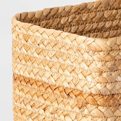 Braided Water Hyacinth Media Bin - Threshold™ 4 Braided Water Hyacinth Media Bin - Threshold™ - Image 2