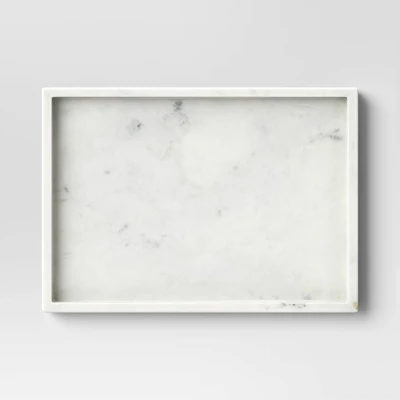 Rectangle Marble Tray White - Threshold™ 5 Rectangle Marble Tray White - Threshold™ - Image 3