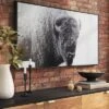 47"x24" Buffalo Wall Canvas Black - Threshold™ -Wayfair Store GUEST b648406f a757 4d60 872a c1a6d17d244f