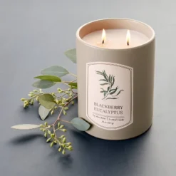 Featured Products 9 20oz Ceramic Blackberry Eucalyptus Candle Green - Threshold™ Designed With Studio McGee