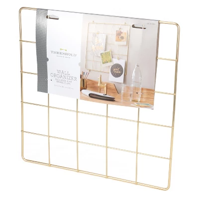 Grid Wall Organizer With Clips - Threshold™ 3 Grid Wall Organizer With Clips - Threshold™