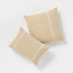 Oversize Embroidered Striped Throw Pillow Cream - Threshold™ Designed With Studio McGee 11 Oversize Embroidered Striped Throw Pillow Cream - Threshold™ Designed With Studio McGee -Wayfair Store GUEST dd44cc07 b08f 4537 b5c0 957f387f1926