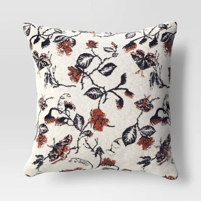Halloween Botanical Woven Cotton Square Halloween Throw Pillow - Threshold™ 7 Halloween Botanical Woven Cotton Square Halloween Throw Pillow - Threshold™ - Image 5