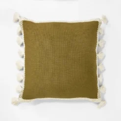 Woven Frame Square Throw Pillow With Side Tassels - Threshold™ Designed With Studio McGee 10 Woven Frame Square Throw Pillow With Side Tassels - Threshold™ Designed With Studio McGee -Wayfair Store GUEST f0a5608e 34a9 4fe1 b492 5b1a9e62ecd1