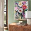 24" X 30" Colorful Floral Framed Canvas Natural - Threshold™ -Wayfair Store GUEST f9ce846c fe48 4496 8c38 fc0591f73c1c